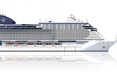 Stahlschnitt auf der Fincantieri Werft: Mit der „MSC Seashore“ enthüllt MSC Cruises den Namen des ersten Seaside EVO Schiffes